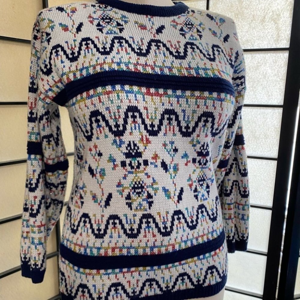 Vintage Bramble Lane Sweater w/Shimmer